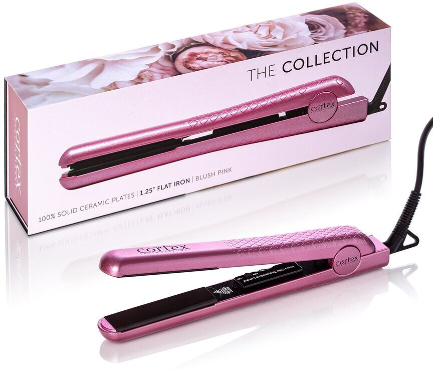 Cortex International The Collection - 1.25" 100% Solid Ceramic Ionic & Far-Infrared Technology Flat Iron NoColor NoSize