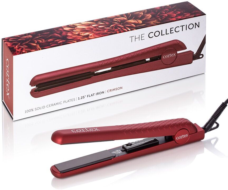 Cortex International The Collection - 1.25" 100% Solid Ceramic Ionic & Far-Infrared Technology Flat Iron NoColor NoSize