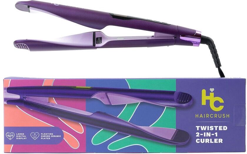 Hair Crush 2-in-1 Twist Digital Curler & Straightener NoColor NoSize