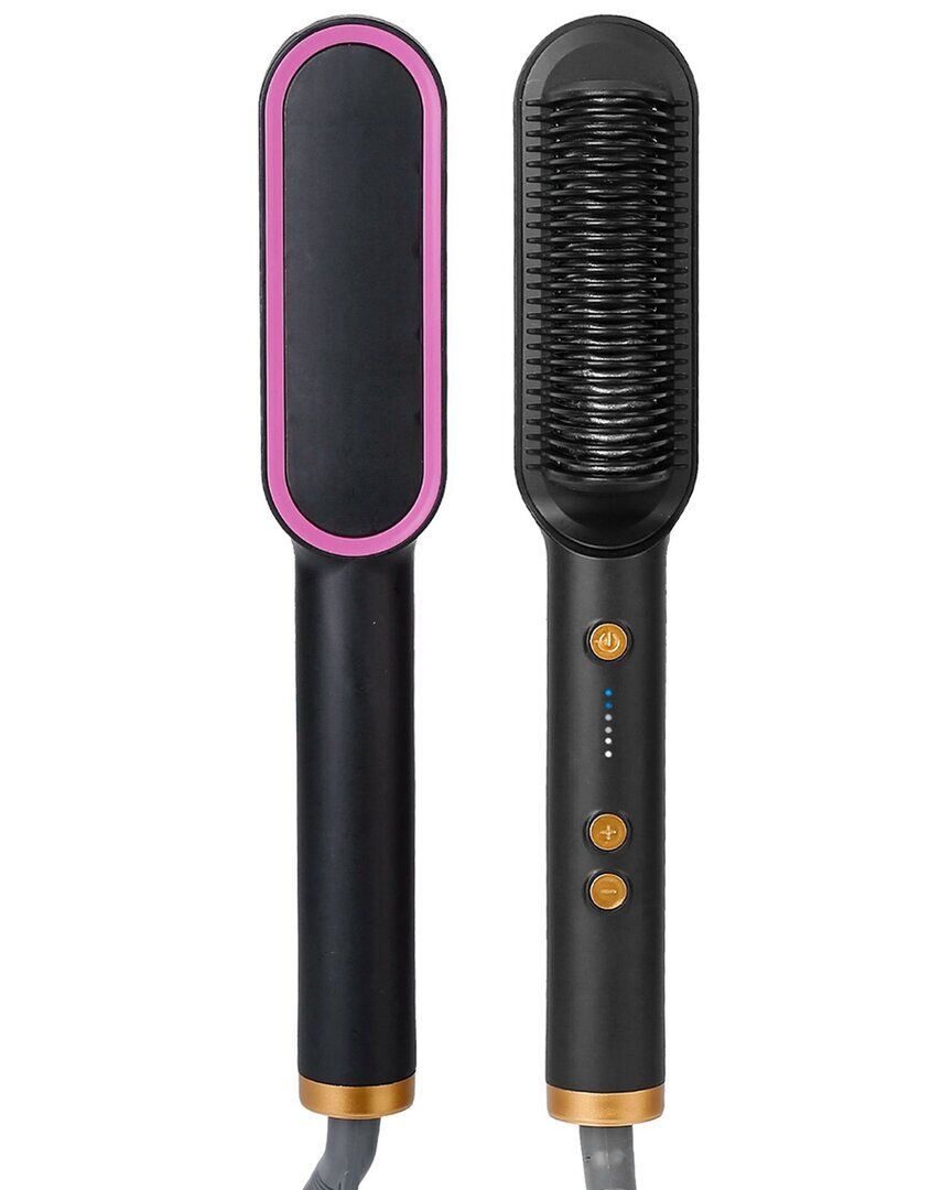 VYSN Electric Hair Straightener Brush Straightening Curler Brush Hot Comb NoColor NoSize
