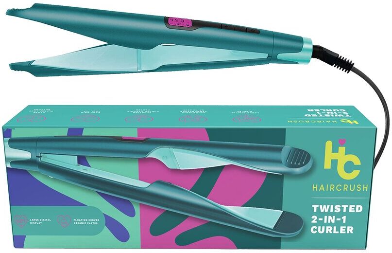 Hair Crush 2-in-1 Twist Digital Curler & Straightener NoColor NoSize