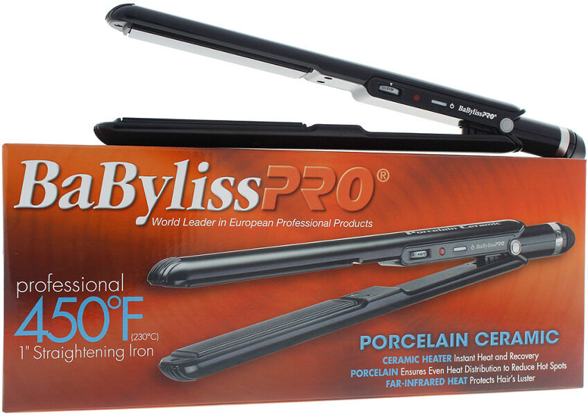 BaBylissPRO 1in Porcelain Ceramic Straightening Flat Iron NoColor NoSize