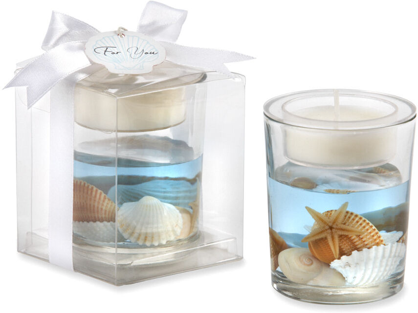 Kate Aspen Set of 12 Seashell Gel Tealight Holders NoColor NoSize