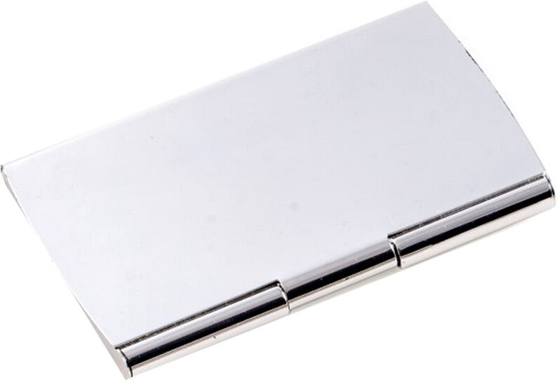 Bey-Berk Silver Plated Business Card Case NoColor NoSize