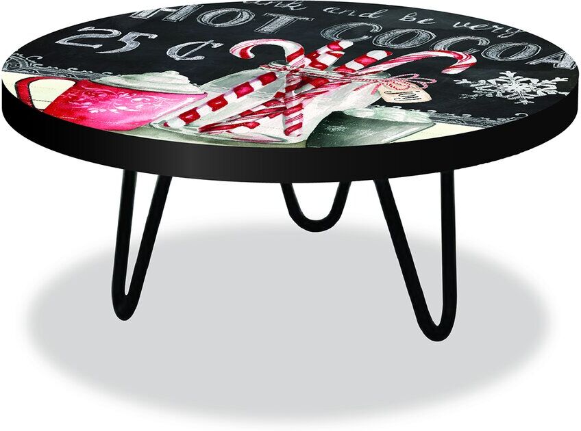 Courtside Market Holiday Collection Peppermint Cocoa Seasonal Decorative Table/Riser Multi NoSize