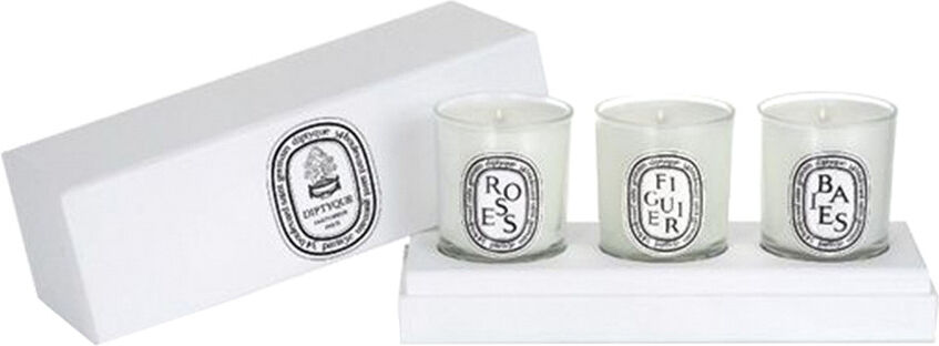 Diptyque Set of Berries, Fig Tree, and Roses Small Candles NoColor NoSize