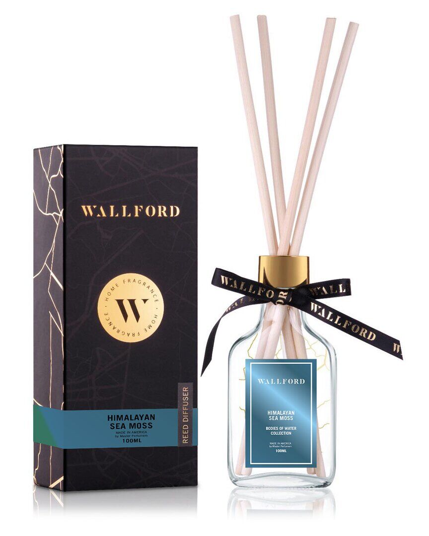 Wallford Home Fragrance Himalayan Sea Moss Reed Diffuser Gold NoSize