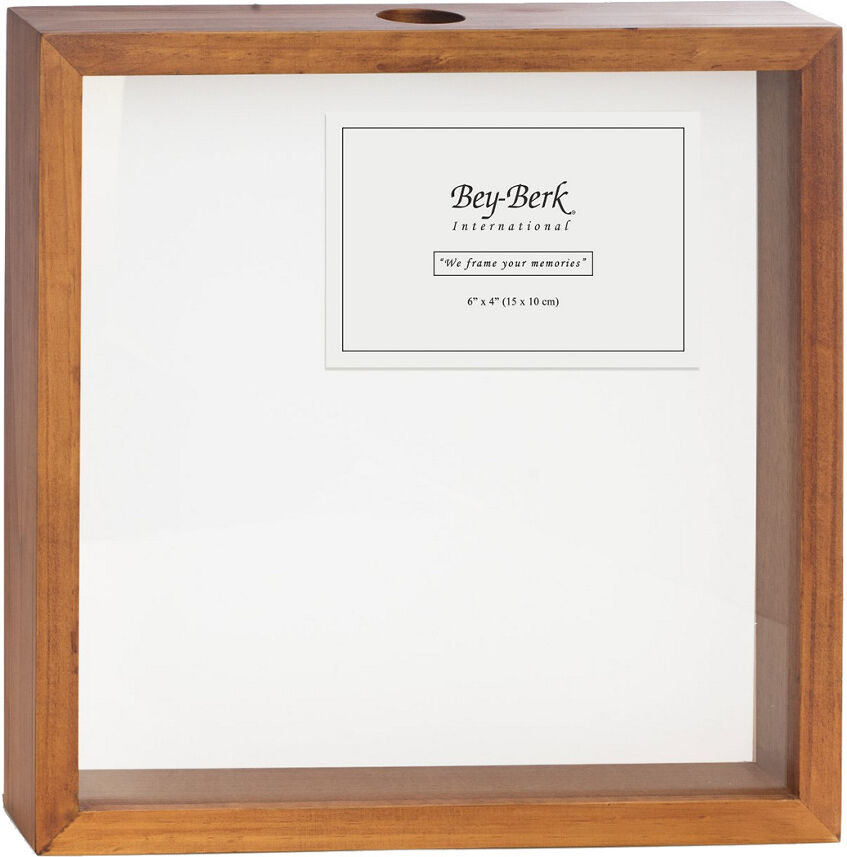 Bey-Berk Cork & Bottle Cap Shadow Box NoColor NoSize