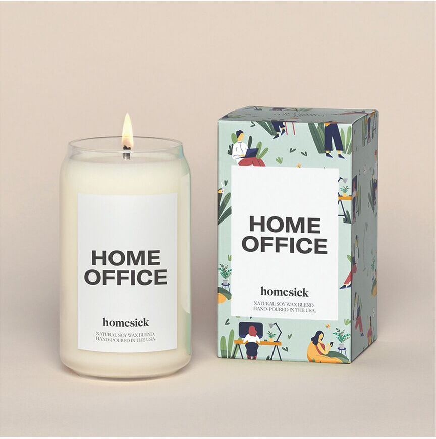 Homesick Home Office Scented Candle White NoSize