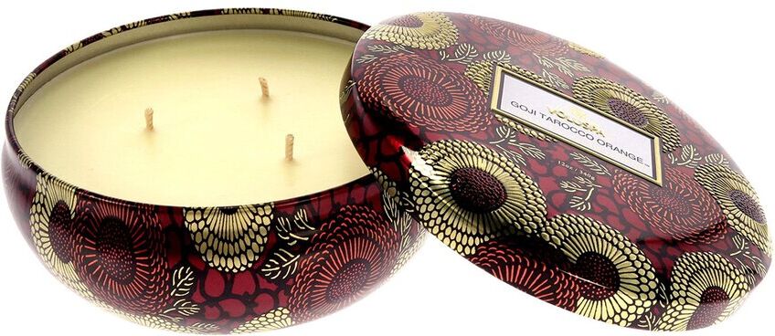 Voluspa 3 Wick Tin Candle - Goji Tarocco NoColor NoSize