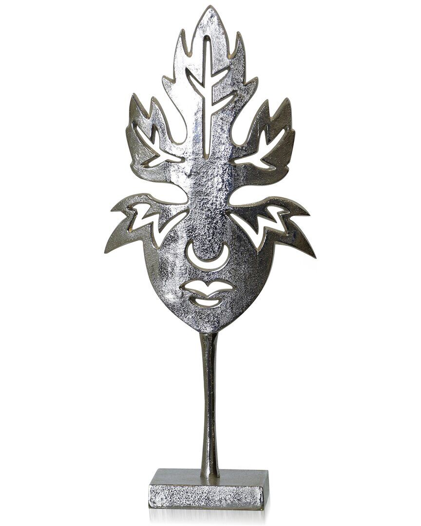 StyleCraft Laurent Aluminum Metal Figurine Face Stand Silver NoSize