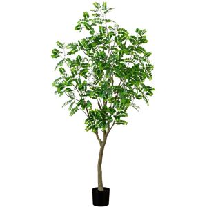 Nearly Natural 7ft Artificial Greco Citrus Tree with Real Touch Leaves Green NoSize