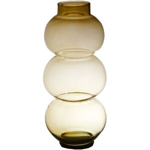 BIDKhome Round Trio Low Neck Mouthblown Recycled Glass Vase NoColor NoSize