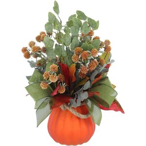Creative Labs Displays Modern Fall Centerpiece with Eucalyptus & Lucky Berries Orange NoSize