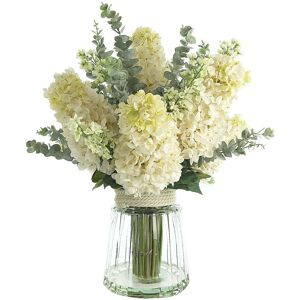Creative Labs Displays White Hydrangea & Lilac With Eucalyptus Floral Arrangement White NoSize