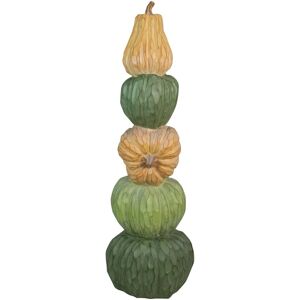 Northlight 42.5in Five Tiered Stacked Pumpkins Thanksgiving Decor Orange NoSize