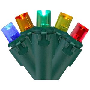 Northlight 200 Multi-Color LED Wide Angle Christmas Lights 49ft Green Wire Multi NoSize