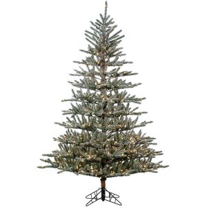 Sterling Tree Company 7ft Flocked Scotch Pine With 450 Incandescent Lights Green NoSize