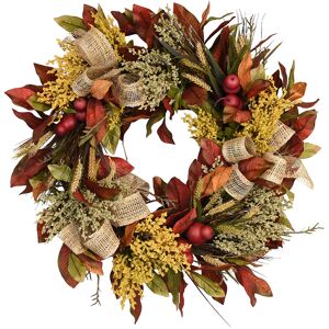 Creative Labs Displays Fall Mixed-Floral Wreath NoColor NoSize