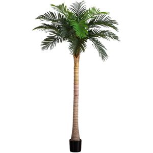 Nearly Natural 8ft Artificial Coconut Palm Tree Green NoSize