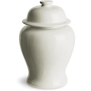 Napa Home & Garden Small Koa Wide Lidded Ginger Jar White NoSize