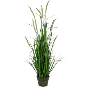 Northlight 36in Potted Artificial Onion Grass Plant Green NoSize