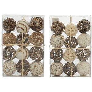 Peyton Lane Set of 2 Coastal Globe Brown Dried Plant Orbs & Vase Filler NoColor NoSize