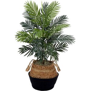Nearly Natural 3ft Artificial Areca Palm Tree with Handmade Basket DIY Kit Green ns