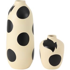 Safavieh Set of 2 Tahleah Ceramic Vases White ns