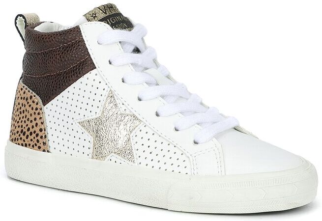 Vintage Havana Tiana Leather & Haircalf Sneaker White K8