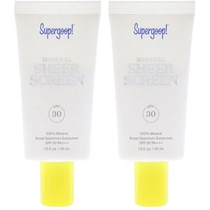 Supergoop! Women's 1.5oz Mineral Matte Screen SPF 30 Pack of 2 NoColor NoSize