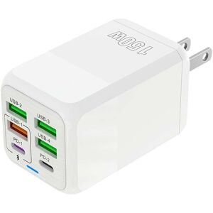 3P Experts 6-Port USB Charging Hub White NoSize