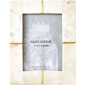 Matr Boomie Sammita 5x7 White Picture Frame White ns