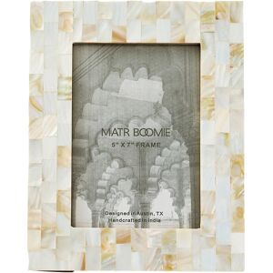 Matr Boomie Chitra 5x7 Mother-of-Pearl Picture Frame Cream NoSize