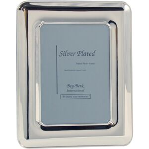 Bey-Berk Silver Plated Picture Frame NoColor 5" x 7"