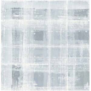 Scott Living Blue Stuart Peel & Stick Wallpaper Blue NoSize