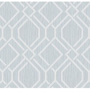 Brewster Frege Light Blue Trellis Wallpaper NoColor NoSize