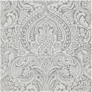 Brewster Artemis Silver Floral Damask Wallpaper NoColor NoSize