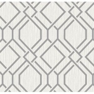 Brewster Frege Grey Trellis Wallpaper NoColor NoSize