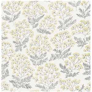 NuWallpaper Wethersfield Peel & Stick Wallpaper Yellow NoSize