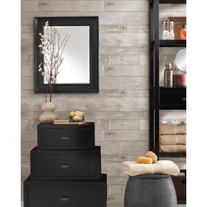 Brewster Kitchen & Bath Resource III Heim White Distressed Wood Panel Wallpaper NoColor NoSize