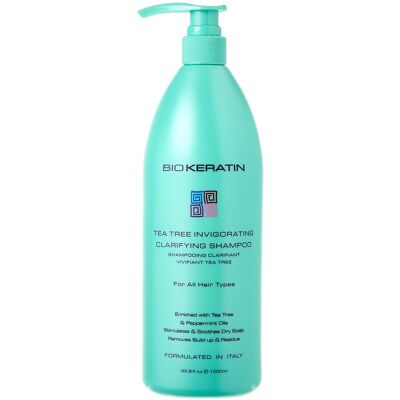 BIOKERATIN Unisex 33.8oz Tea Tree Invigorating & Clarifying Shampoo NoColor NoSize BIOKERATIN Unisex 33.8oz Tea Tree Invigorating & Clarifying Shampoo NoColor NoSize