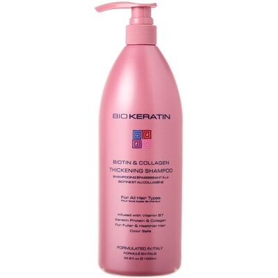 BIOKERATIN Unisex 33.8oz Biotin & Collagen Thickening Shampoo NoColor NoSize BIOKERATIN Unisex 33.8oz Biotin & Collagen Thickening Shampoo NoColor NoSize