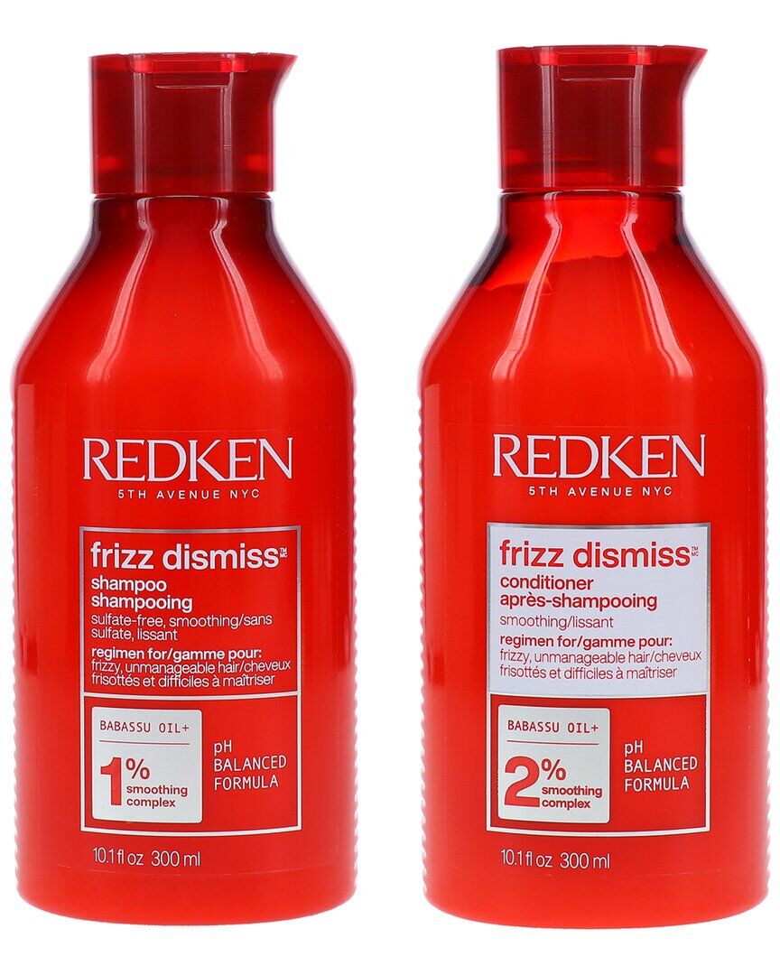Redken Unisex 10oz Frizz Dismiss Sulfate Free Shampoo & Frizz Conditioner NoColor NoSize