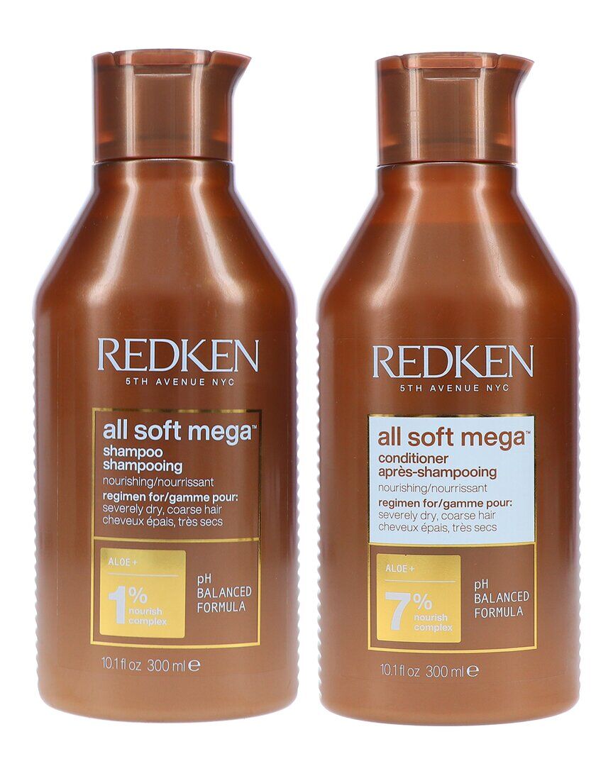 Redken Unisex 10oz All Soft Mega Shampoo & Conditioner Combo NoColor NoSize