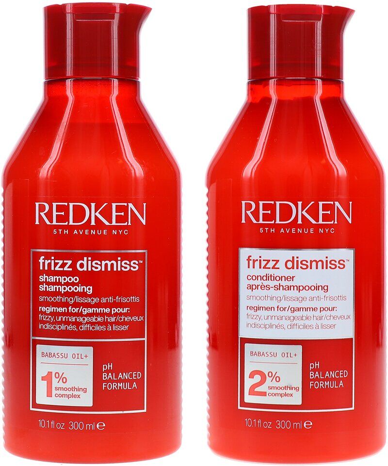 Redken Unisex 10oz Frizz Dismiss Shampoo & Conditioner Combo NoColor NoSize