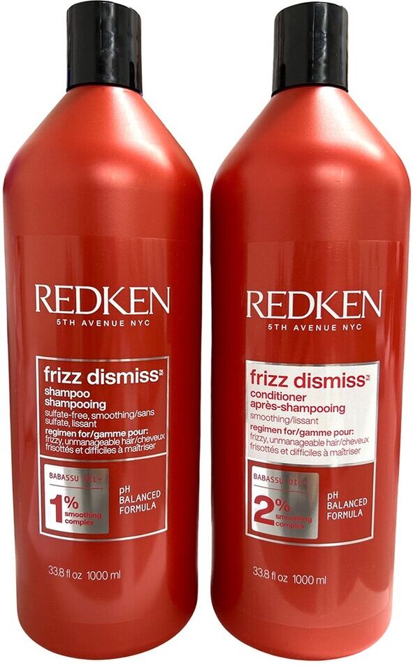 Redken Frizz Dismiss Sulfate Free Shampoo & Conditioner Duo NoColor NoSize