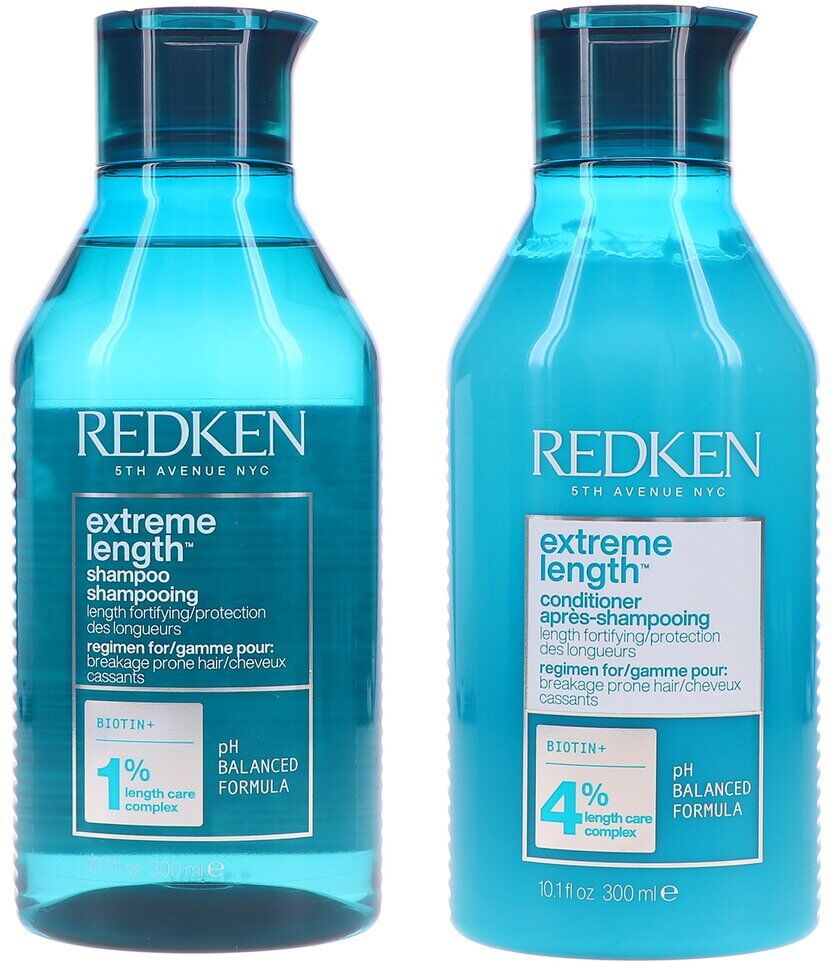 Redken Unisex 10oz Extreme Length Shampoo & Conditioner Combo NoColor NoSize