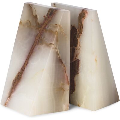 Bey-Berk Marble Green Onyx Bookends NoColor ns Bey-Berk Marble Green Onyx Bookends NoColor ns