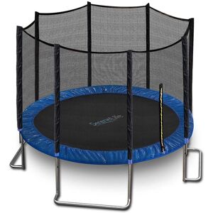 SereneLife Large Outdoor 12ft Trampoline for Kids Blue NoSize